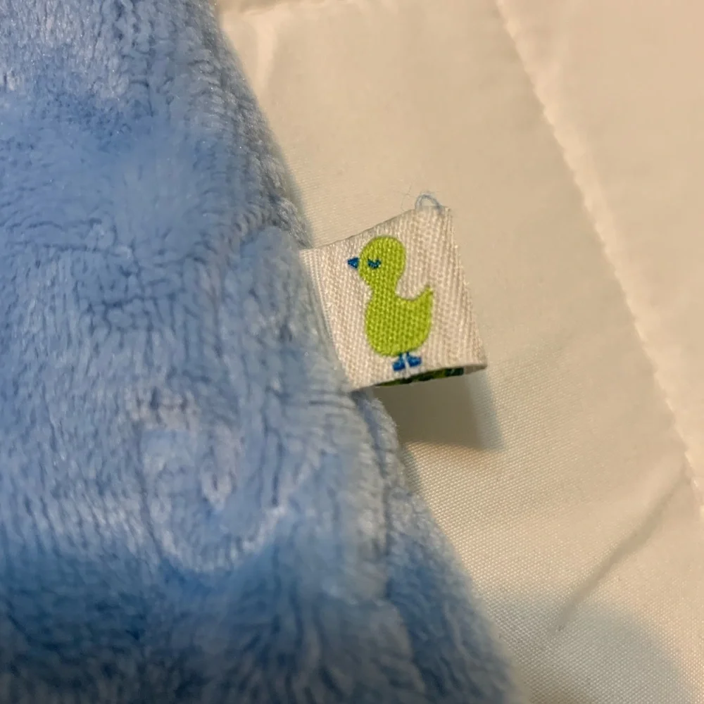 Duck Duck Goose Blue Elephant Baby Bath Robe 0-9 Months